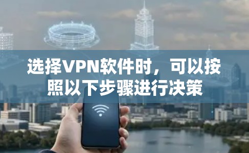 选择VPN软件时,可以按照以下步骤进行决策