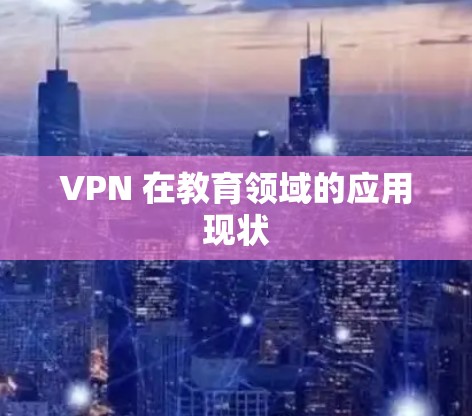 VPN 在教育领域的应用现状