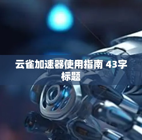 云雀加速器使用指南 43字标题
